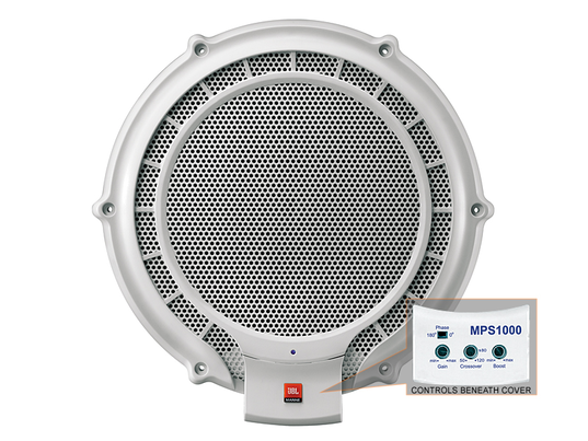 MPS 1000 - Black - 10 inch 250-Watt Powered Marine Subwoofer - Hero